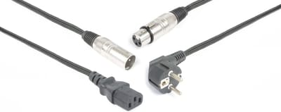 Skytec power-signaal-xlr