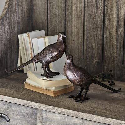 LOBERON Siervogel set van 2 Roddy antiekzwart