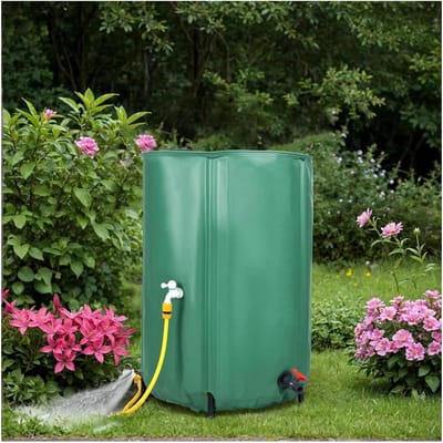 Regenwateropvangtank - Regenton Opvouwbaar - Tuin Water Besparen - Drielaags Materiaal - 500L - Groen