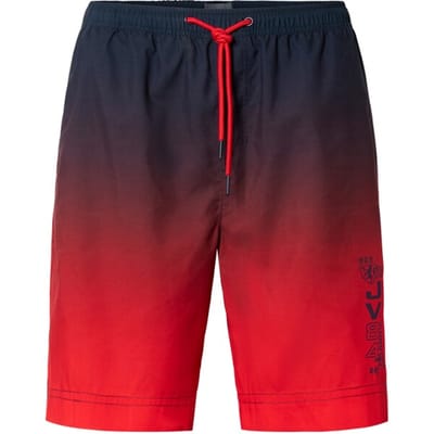 Jan Vanderstorm herren Zwemshort - 12 - rood - Plus Size