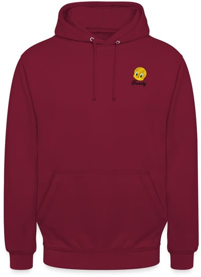 Looney Tunes Tweety Portret Borduurwerk Hoodie Unisex