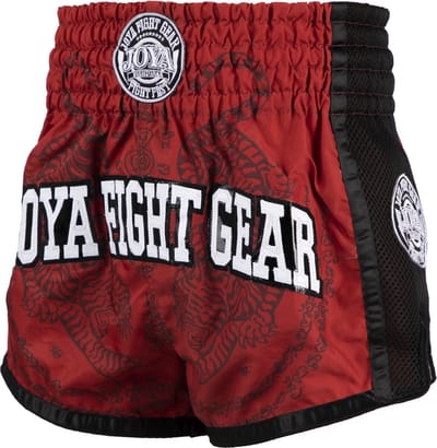 JOYA Sak Yant Tiger Muay Thai Short Rood