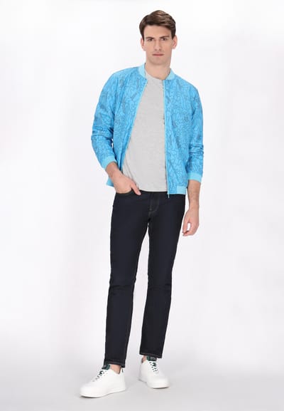 Mo Jas Heren denimblauw