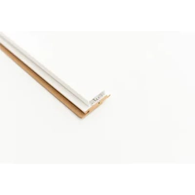 Maestro Latt Led Profielset - Brut Pvc-profiel + White Onderlat - 277cm - 54x20mm