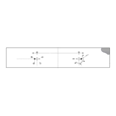 AEG controlepaneel, inox 140213808029
