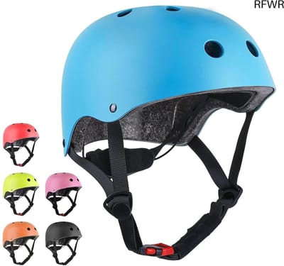 Kinderhelm - Fietshelm Peuter - Veilig Fietsen - Verstelbaar Systeem - 43-51 cm - Blauw