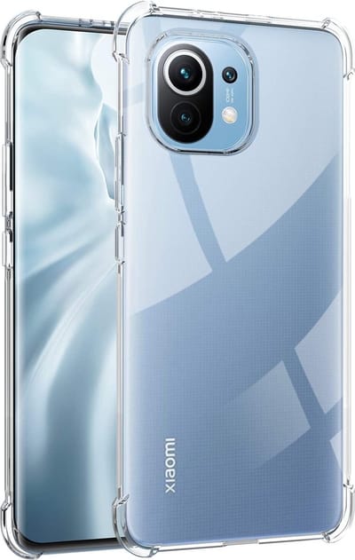 Hoesje voor Xiaomi Mi 11 5G backcover Shockproof siliconen Transparant