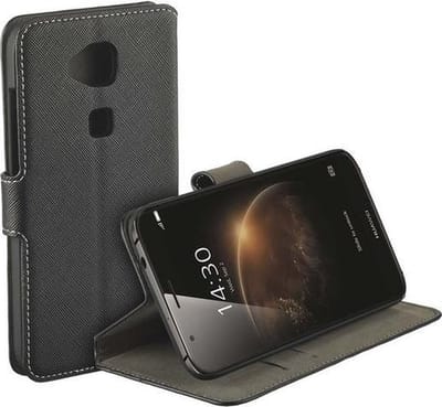 Geschikt voor Huawei Mate S Wallet Bookcase hoesje Zwart