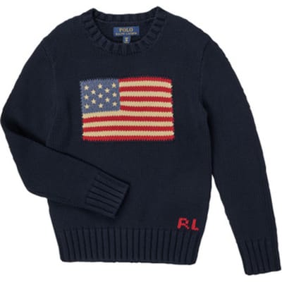 Trui Polo Ralph Lauren FLAG CN SWTR-TOPS-SWEATER