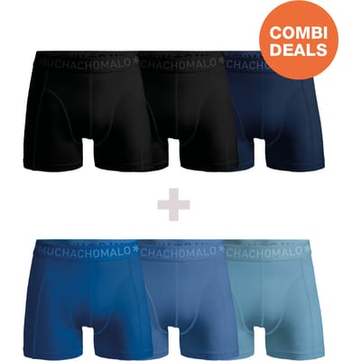Muchachomalo Boxershort Heren – 6 Pack – 95% Katoen – Heren Ondergoed – Kleding – Stevig Ondergoed – Onderbroeken Heren