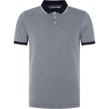 Suitable Oxford Polo Donkerblauw - Maat M - Heren - Polo shirt Heren met Korte mouw