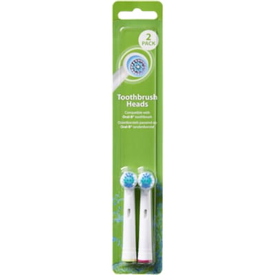 2-pack toothbrush heads - 2x opzetborstel - opzetborstels voor electrische tandenborstel