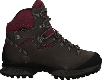 Hanwag Tatra II Wide Lady GTX - Wandelschoenen - Dames Asphalt / Dark Garnet 40.5