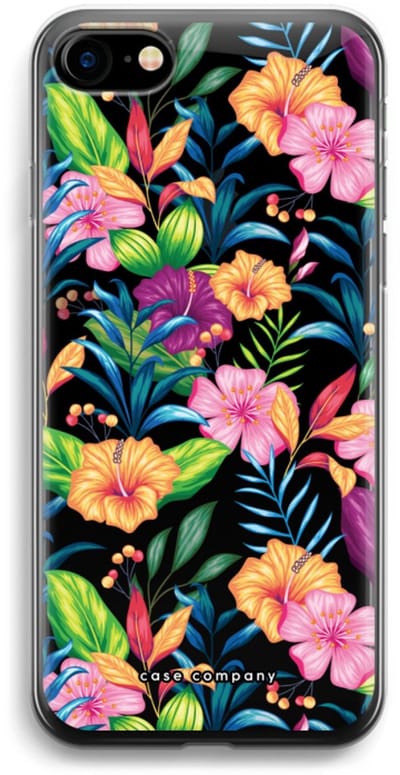 Case Company® - Hoesje geschikt voor iPhone 7 hoesje - Tropisch 2 - Soft Cover Telefoonhoesje - Bescherming aan alle Kanten en Schermrand