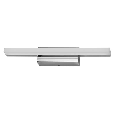 OSRAM ORBIS Spiegelspiegellamp met LED, chroom, 6,8W, 650lm, 3000/4000K, met Click CCT dimbaar door op de wandschakelaar te drukken, 40 cm diameter, IP44 bescherming tegen vreemde voorwerpen en spatwater
