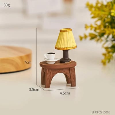 Ornements de brouillard en résine, jolie chaise esthétique, modélisation mignonne, ornements de maison, bureau, salon, décoration d'intérieur, cadeaux pour enfants beige