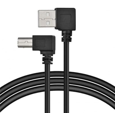 Dailygoody - Usb 2.0 A naar B Printkabel - 90 Graden - 100cm - Hoge