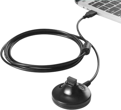 ANT+ USB Ontvanger - Fietsgegevensdongle ANT+ Stick - Indoor Fietsen - Naadloze Gegevensoverdracht - 2 meter kabel - Zwart