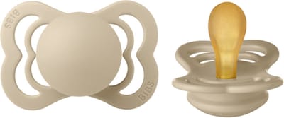 BIBS supreme speen | vanilla natuurrubber | T1 0-6 maanden