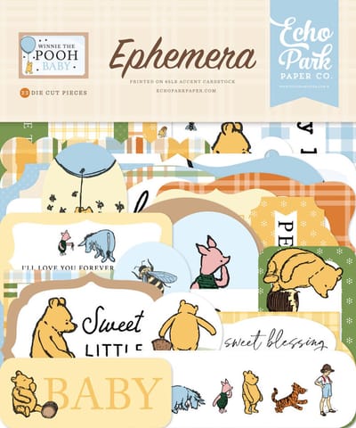 Echo Park - Winnie The Pooh Baby Ephemera (WPB442024)