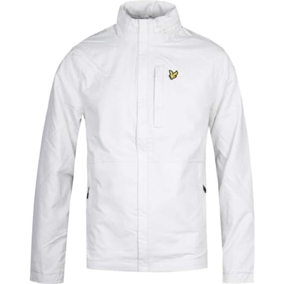 Lyle & Scott lichtgewicht gletsjergrijze jas met verborgen capuchon