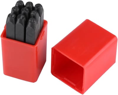 Stalen Stempel Set - Nummers Letters - Metaal Graveren - Gehard Koolstofstaal - 3mm Hoog