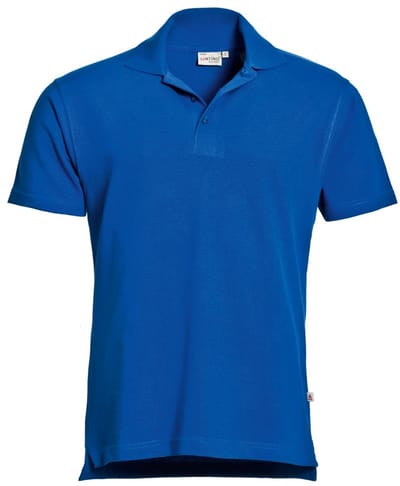 Santino Ricardo Polo-shirt korte mouwen - S - Blauw - Geen bedrukking