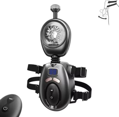 Handsfree Masturbator - Harnas - 9 standen - Swingfunctie - Neuken