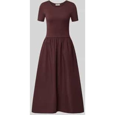 slim fit vrijetijdsjurk van katoenmix