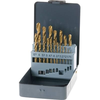 kwb 421856 HSS Metaal-spiraalboorset 19-delig 1 mm, 1.5 mm, 2 mm, 2.5 mm, 3 mm, 3.5 mm, 4 mm, 4.5 mm, 5 mm, 5.5 mm, 6 mm, 6.5 mm, 7 mm, 7.5 mm, 8 mm,