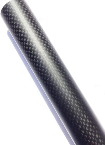 Fietsonderdeel Zadelpen - Fietszadelpen Carbon - Fietsen Onderhoud - Lichtgewicht Carbon Constructie - 400mm Lengte - Mat Zwart