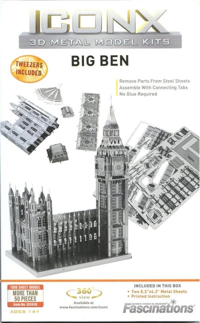 Metal earth Iconx Big Ben - Bouwpakket