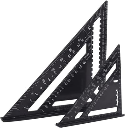 Hoekliniaal en Gradenboog Set van Aluminiumlegering - 17 cm & 30 cm