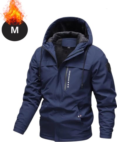 Bovista Windjas Voor Heren - Parka - Lente & Herfst - Jas - Volwassen - Windjack - Windbreaker - Buiten - Blauw - Maat M