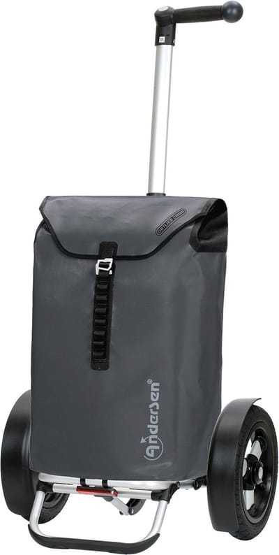 Andersen Shopper Tura Shopper Ortlieb Winkelwagen 50 cm - 40 L - anthrazit