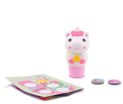 Johntoy Unicorn Sticker Stamper 100 Stickers