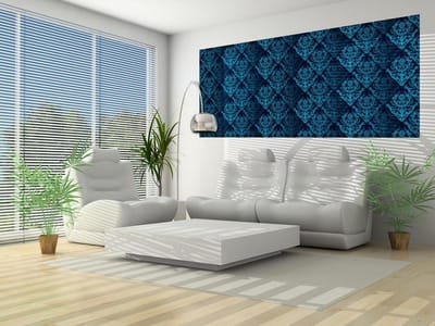 Floral Abstract Art Photo Wallcovering