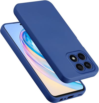 Cadorabo Hoesje geschikt voor Honor x8a in LIQUID BLAUW - Beschermhoes gemaakt van flexibel TPU silicone Case Cover