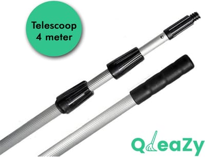 Professionele telescoopsteel 4m! Met CONUS Voor diverse hulpmaterialen van Glazenwassers, Schilders enz.