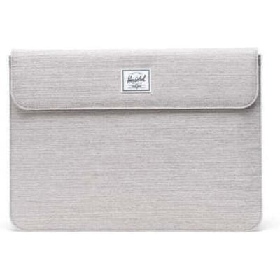 Laptoptas Herschel Spokane 13 Inch Sleeve Light Grey Crosshatch