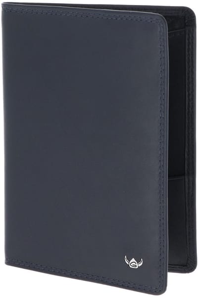 Golden Head Leren identiteitskaarthoesje Polo RFID Protect Reisepassetui 4455 Marineblau donkerblauw