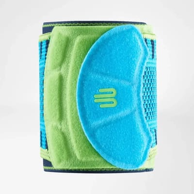 Bauerfeind Sports Wrist Strap Polsbandage-Turkoois,Limoen