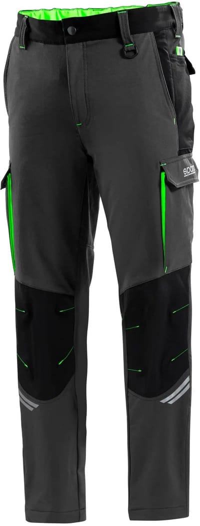 Sparco Werkbroek Tech Oregon - Zwart — Oranje — XS