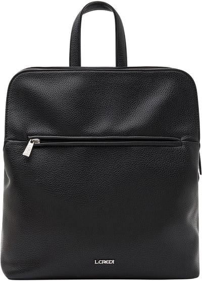 L.CREDI Rugzak Melanie Backpack Black Zwart