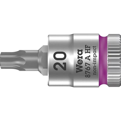 Wera 05003364001 8771 A HF Zyklop Dopbit - Torx - T20 x 28mm - 1/4"