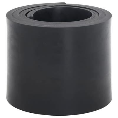 vidaXL - Rubberen - rand - voor - sneeuwploeg - 180x15x1 - cm - zwart