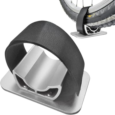 Fietsvorkhouder - Fietsdrager Dak - Fiets Vervoeren - Stabiele Nylon Gesp - 108 x 75 x 35 mm - Zwart