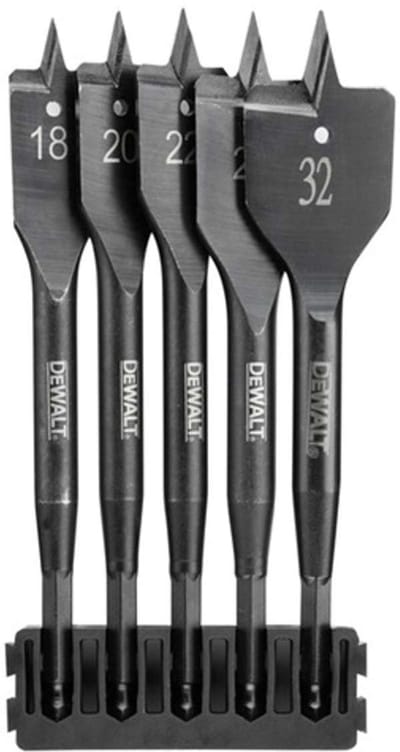 DeWALT Toebehoren - 5-delige set vlakke houtboren DT70832