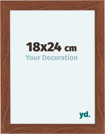 Your Decoration - Fotolijst 18x24 cm - MDF - Walnoot - Como