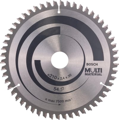 Bosch RUNDSAVKL. MULTI 210X2.4X30 MM 54 TDR